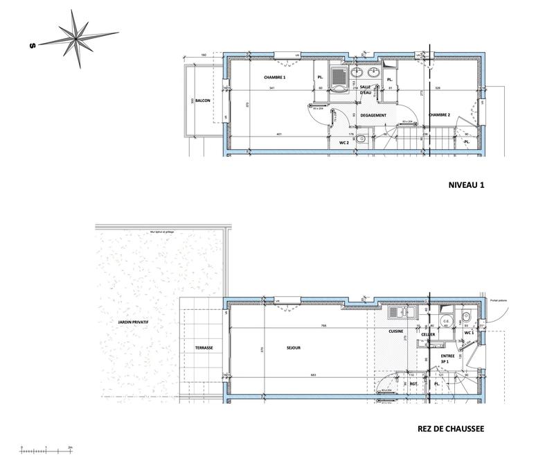Maison - 67 m² - 3 pièces