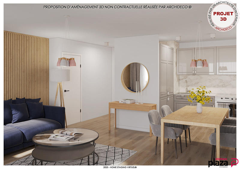 Appartement - 45 m² - 2 pièces