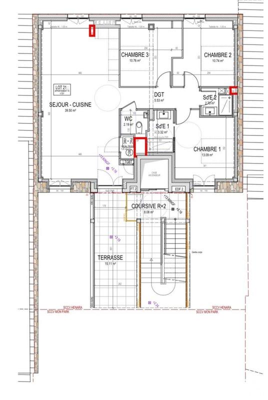Appartement - 88 m² - 4 pièces