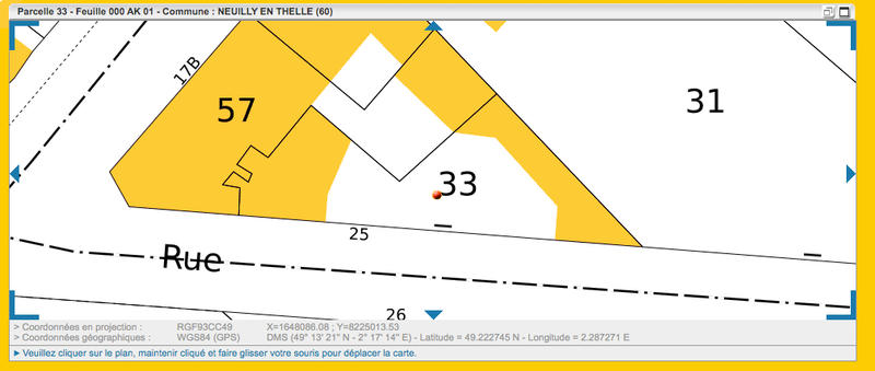 Terrain constructible - 210 m²