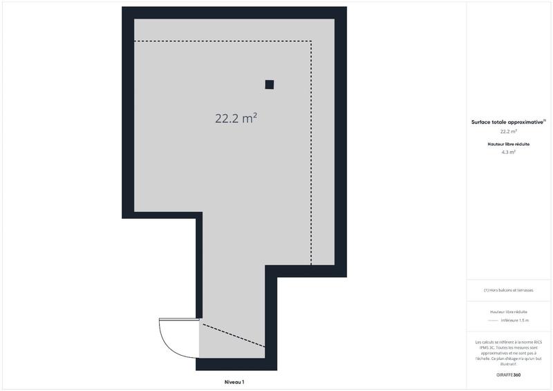 Appartement - 39 m² - 2 pièces