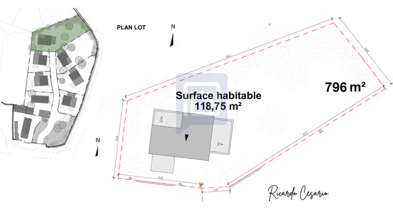 Maison - 118 m² - 5 pièces
