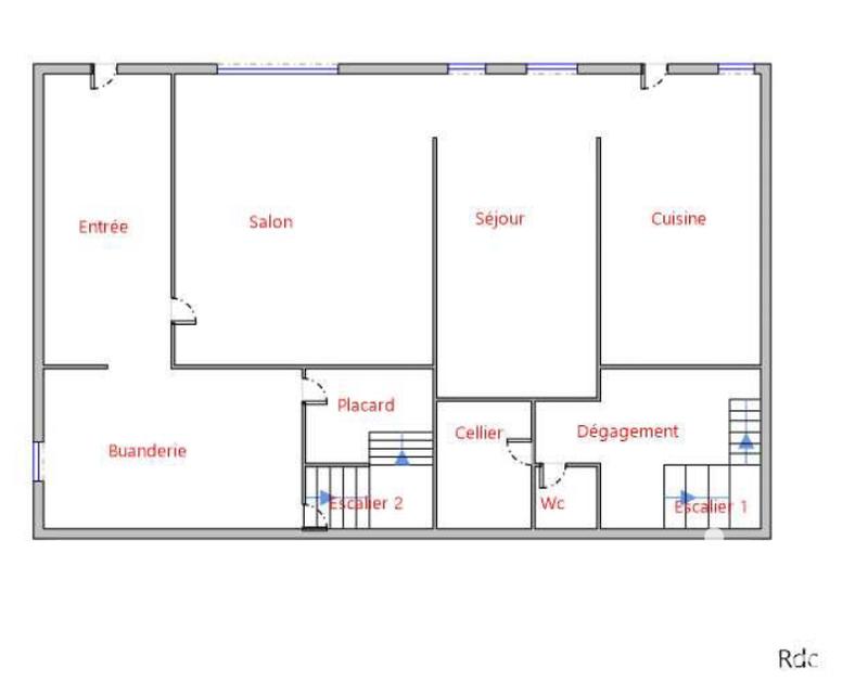 Maison de village - 158 m² - 6 pièces