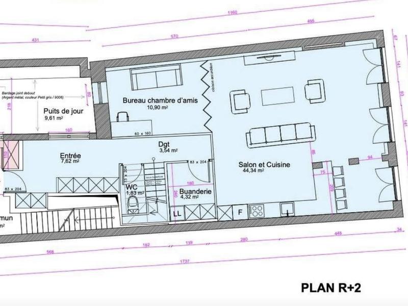 Appartement - 129 m² - 4 pièces