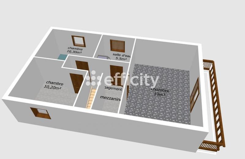 Maison - 115 m² - 5 pièces