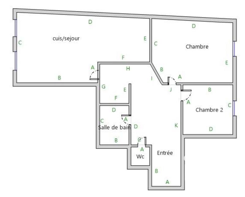Appartement - 66 m² - 3 pièces