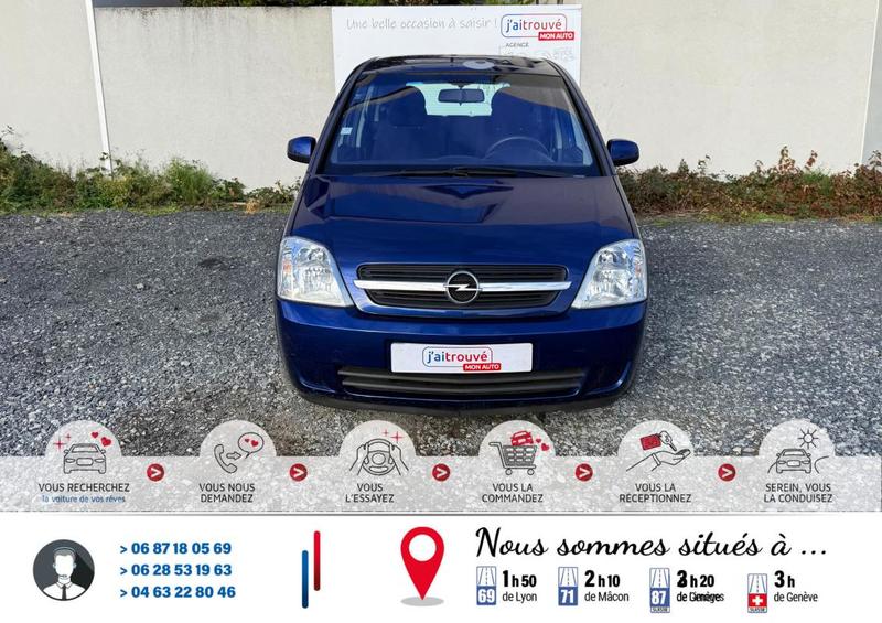 Opel Meriva 1.4 I 16v 90cv Twinport * 153000km*Moteur à Chaine*Ct Révision Ok*Pneus m+s*Véhicule Sous Garantie*100 Points de Contrôles*CarteGrise Moitié prix (Véhicule plus 10 ans)*Climatisation*Fixation Isofix*Autoradio Bluetooth Prise aux Usb