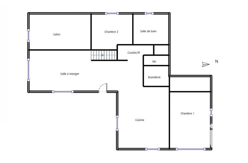 Maison - 120 m² - 3 pièces
