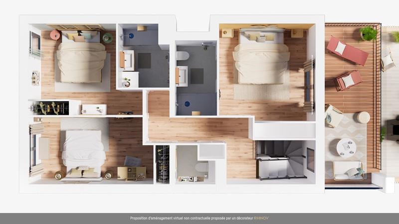 Maison - 112 m² - 4 pièces