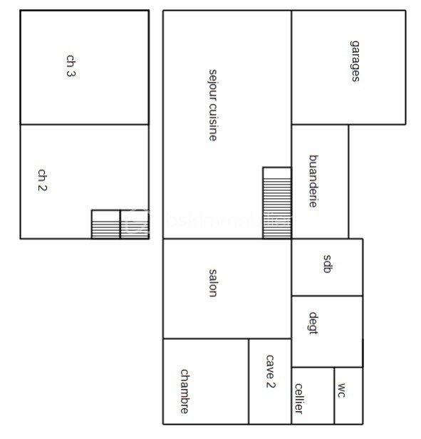 Maison de village - 130 m² - 5 pièces