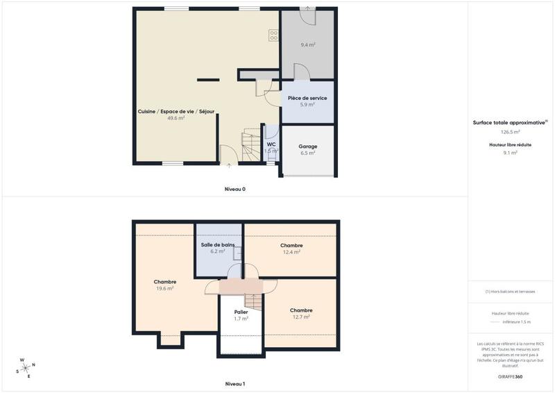 Maison - 100 m² - 4 pièces