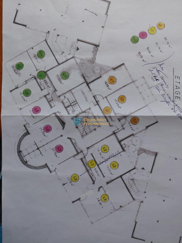 Bureau - 55 m² - 3 pièces