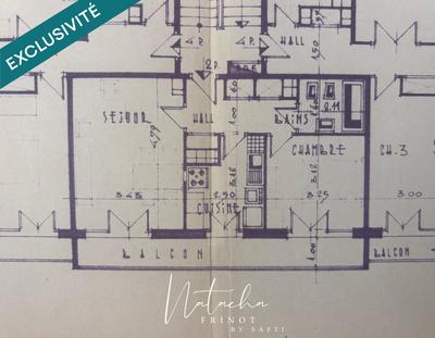 Appartement - 42 m² - 2 pièces