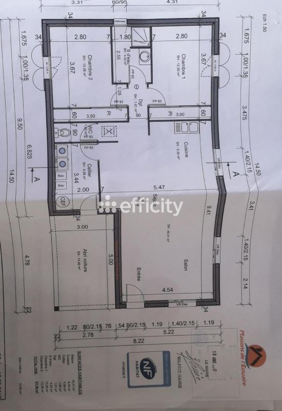 Pavillon - 88 m² - 4 pièces