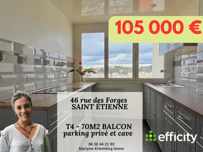 Appartement - 70 m² - 4 pièces