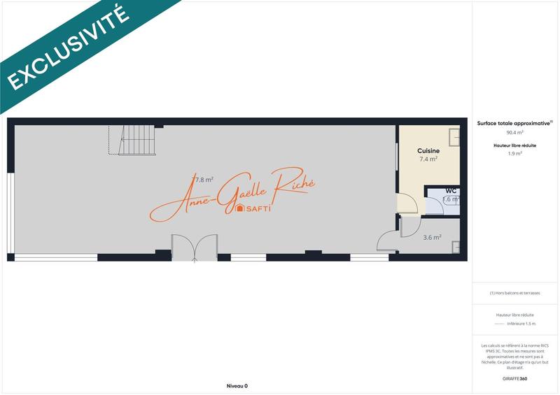 Local commercial - 179 m² - 5 pièces