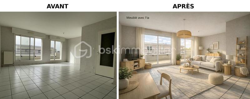 Appartement - 75 m² - 3 pièces