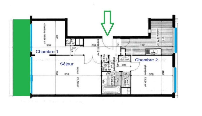 Appartement - 69 m² - 3 pièces