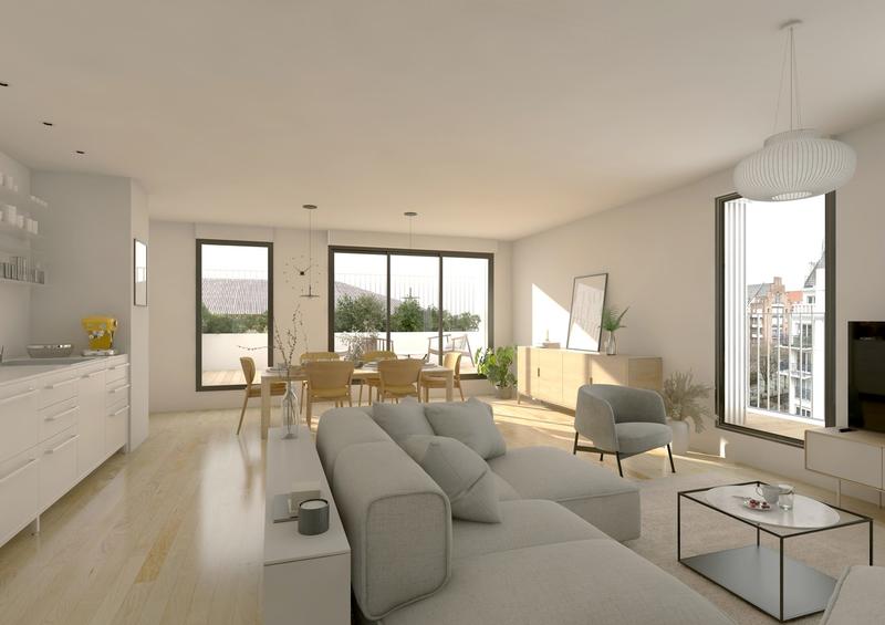 Appartement - 50 m² - 2 pièces