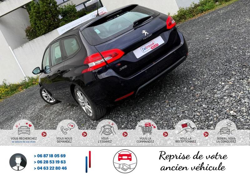 Peugeot 308 Sw II 1.6 e-Hdi 115Cv Active Bv6 *Véhicule Sous Garantie* Ct Révision Kit Distribution Ok * 100 Points de Contrôles* CarteGrise Moitié prix (Véhicule plus 10 ans)* Autoradio (+Commande aux volant) Bluetooth Media player / JukeBox Prise aux/Usb