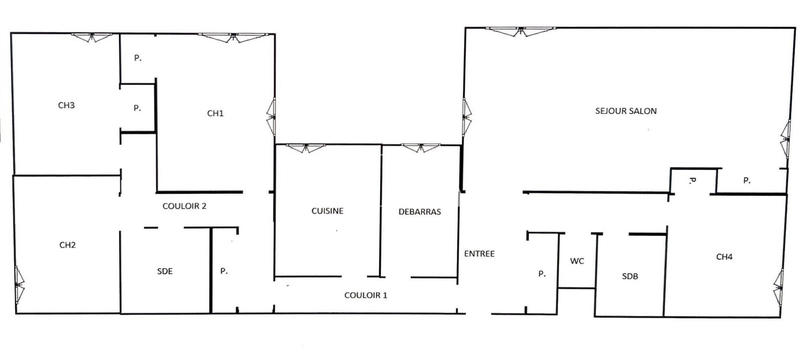 Appartement - 128 m² - 6 pièces