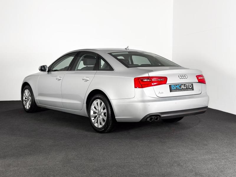 Audi A6 Berline 2.0 Tdi 163ch Multitronic Ja17p Cuir Chauf Regul Gps Tel Clim Attelage 163 Ch 1°Main