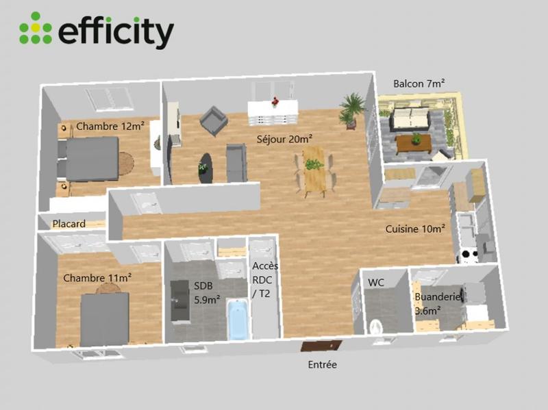 Villa - 105 m² - 4 pièces