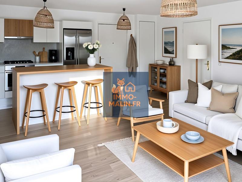 Appartement - 50 m² - 2 pièces