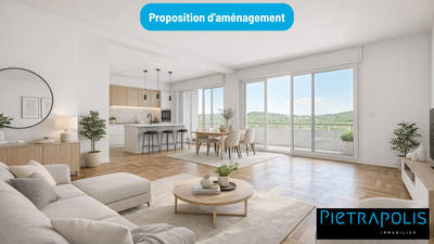 Appartement - 97 m² - 3 pièces