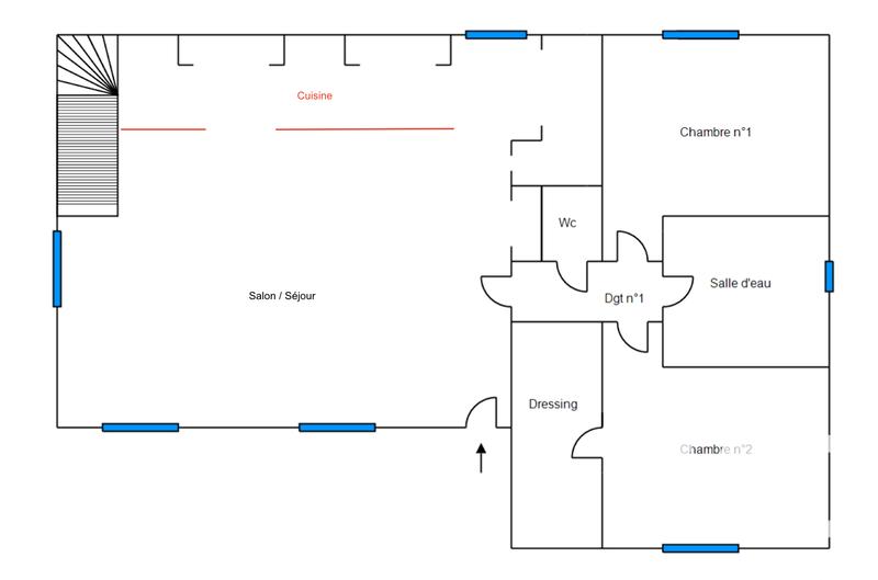 Maison - 108 m² - 5 pièces
