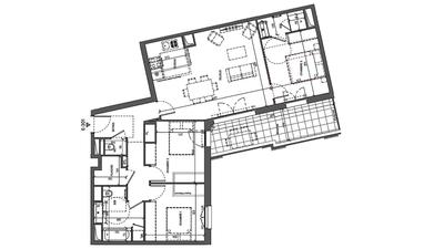 Appartement - 86 m² - 4 pièces