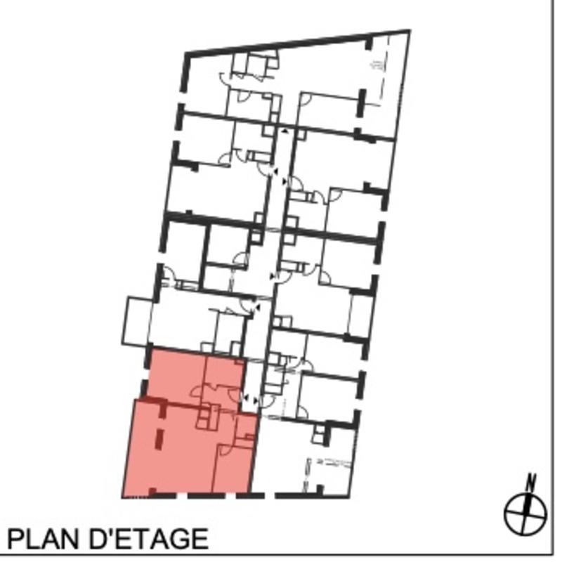 Appartement - 66 m² - 3 pièces