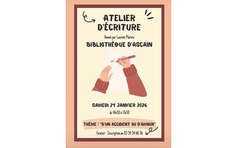 Atelier d'écriture