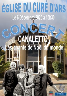 Concert - Canaletto, les Chants de Noël du Monde