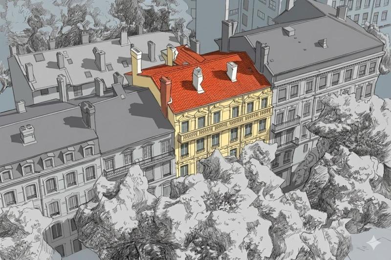 Immeuble - 925 m² - 15 pièces