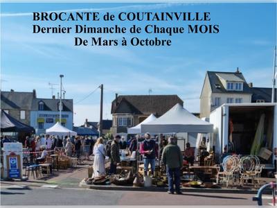Marché d'antiquités-brocante de Coutainville - Juillet