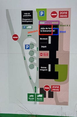 Bureau - 110 m² - 1 pièce