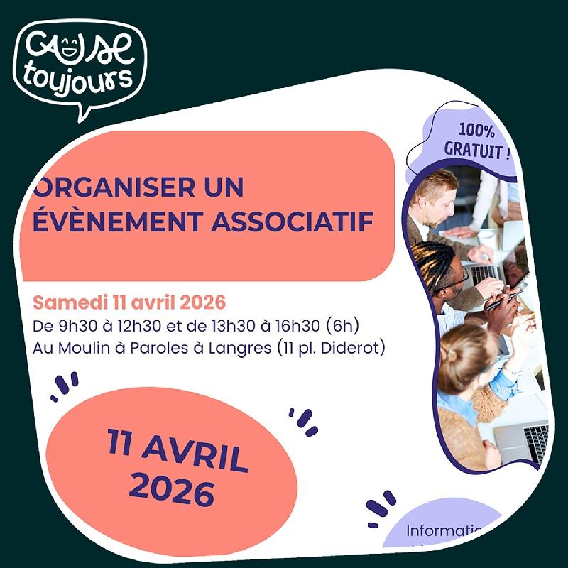 Formation bénévoles - Organiser un événement associatif