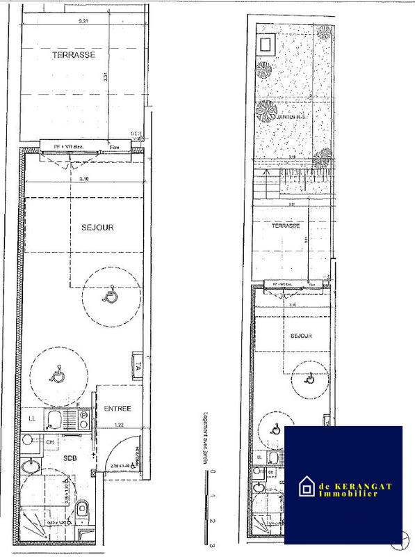 Appartement - 28 m² - 1 pièce