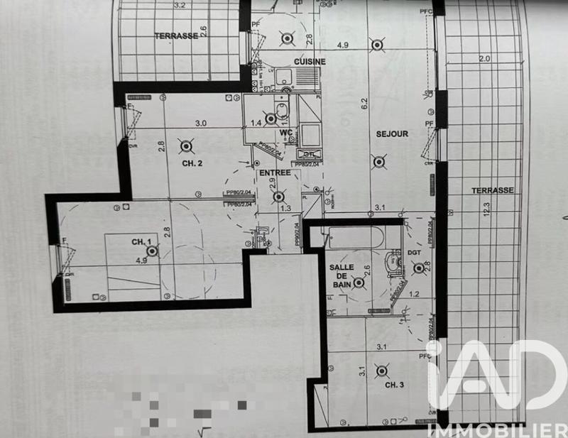 Appartement - 72 m² - 4 pièces