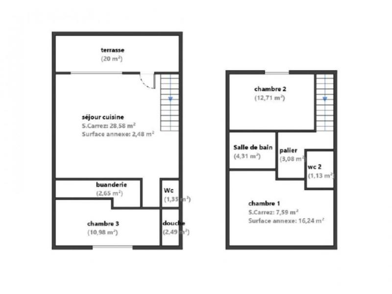 Appartement - 94 m² - 4 pièces