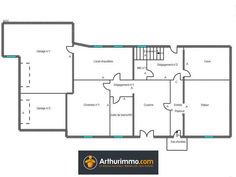 Maison - 123 m² - 5 pièces