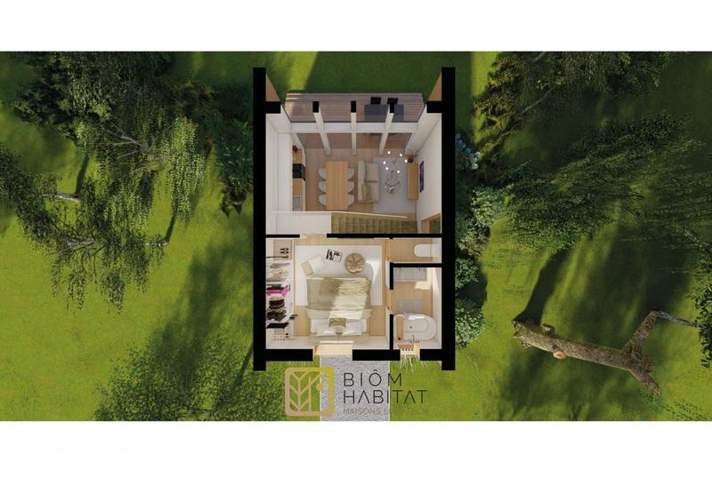 Maison - 65 m² - 3 pièces