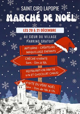 Marché de Noël à Saint-Cirq Lapopie