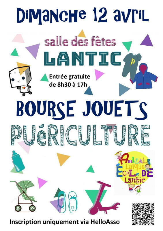 Bourse jouets puériculture vêtements