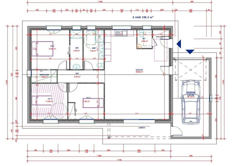 Villa - 108 m² - 4 pièces