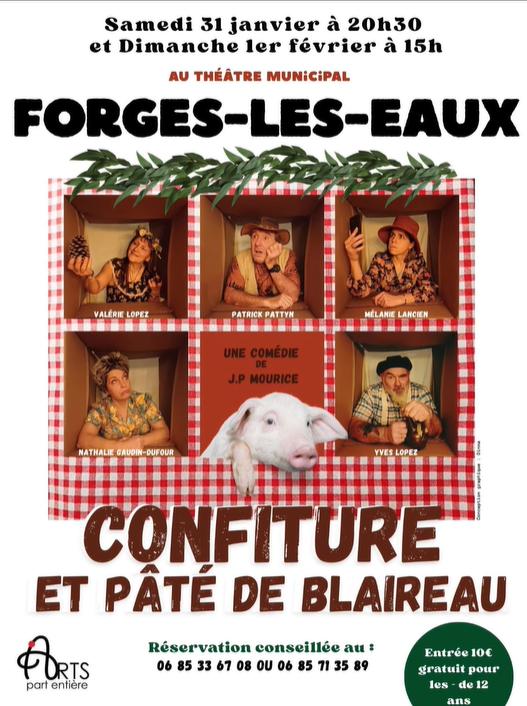 Théâtre : Confiture et pâté de blaireau