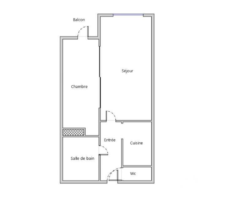 Appartement - 23 m² - 1 pièce