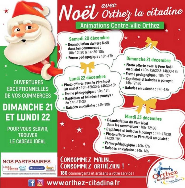 Noël avec Orthez la Citadine