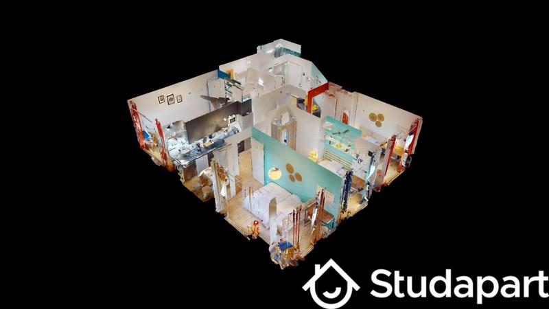 Chambre - 9 m² - 1 pièce